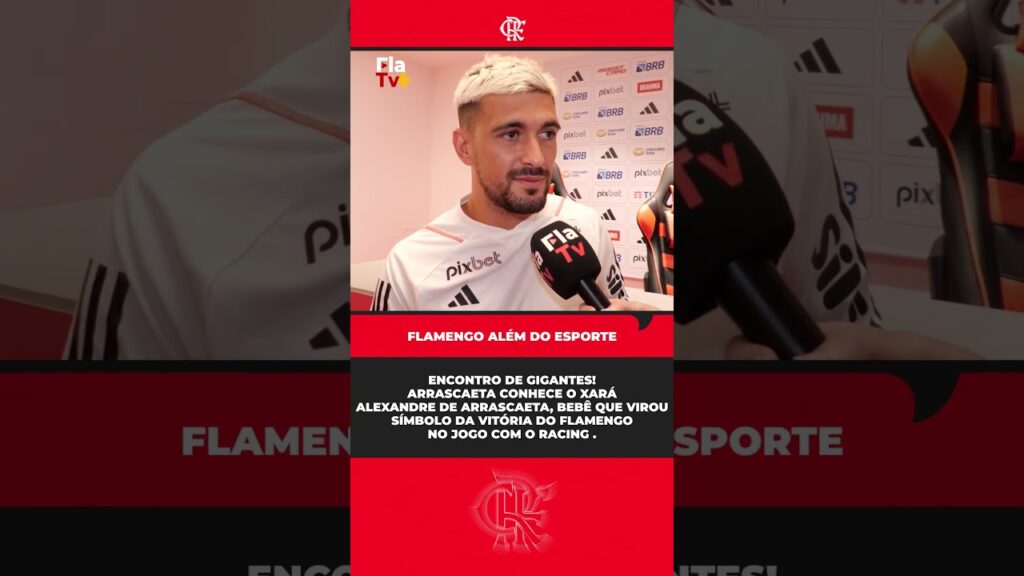 Confira o encontro entre o craque De Arrascaeta com o seu xará, o bebê Arrascaeta.