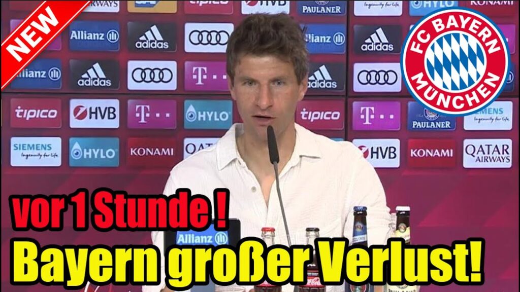 vor 1 Stunde ! Thomas Müller hat sich entschieden, den FC Bayern diesen Sommer zu verlassen!