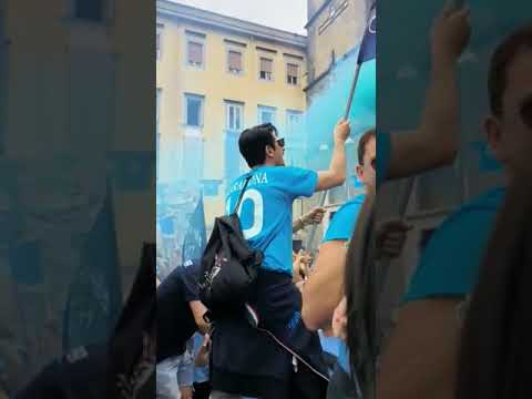 #NapoliSalernitana, il boato del centro storico di #Napoli al gol di #Olivera