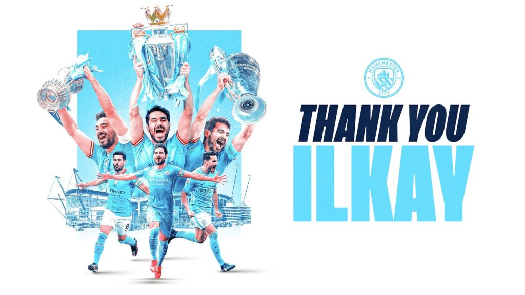 THANK YOU ILKAY! 💙 Best bits of an INCREDIBLE 7 years as Gundogan departs for Barcelona