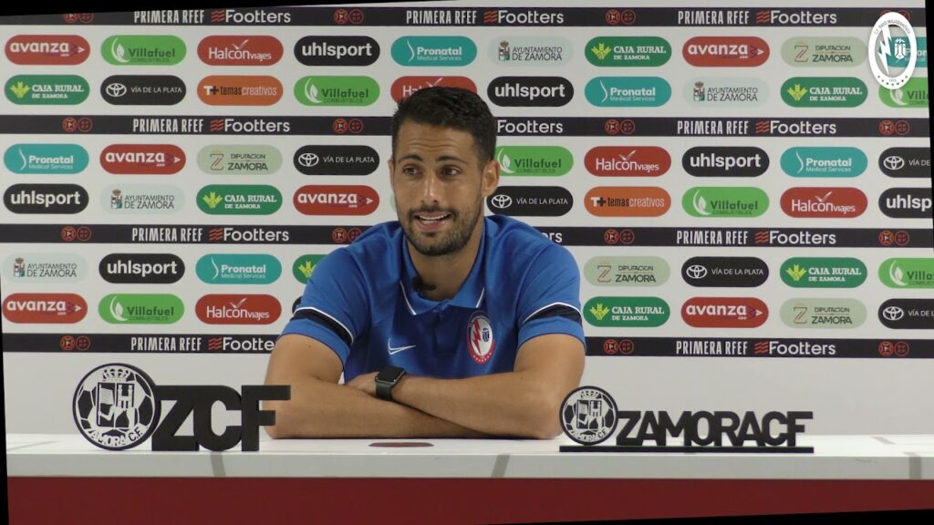 Álvaro Vega y Raúl Sánchez comparecen en zona mixta tras la victoria en Zamora