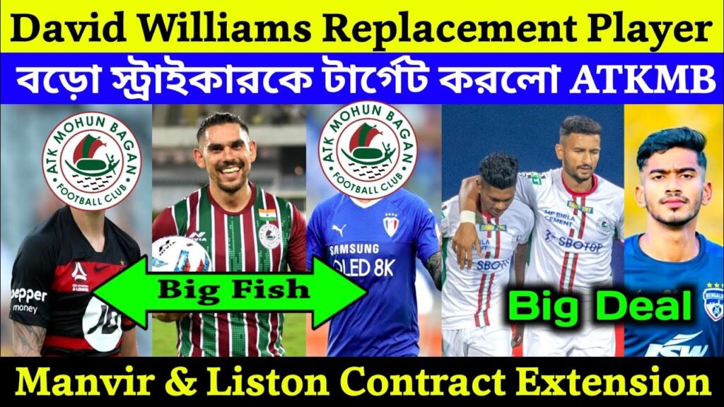 David Williams Replacement Player Mitchell Duke Or Adam Taggart?😱Manvir & Liston contract Extension🔥