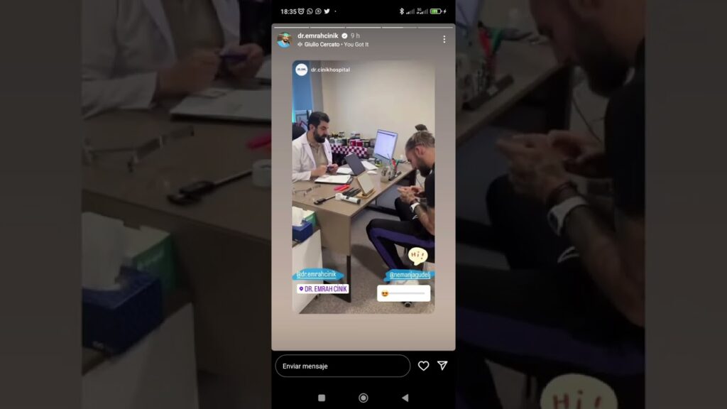 Nemanja Gudelj aprovecha las vacaciones para ponerse pelo