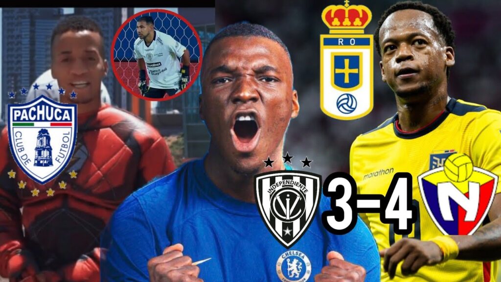 BYRON CASTILLO al PACHUCA 🇪🇨|| ROMARIO IBARRA a ESPAÑA🇪🇸|| SORNOZA DE ARQUERO|| MOISÉS CAICEDO BLUE🔵