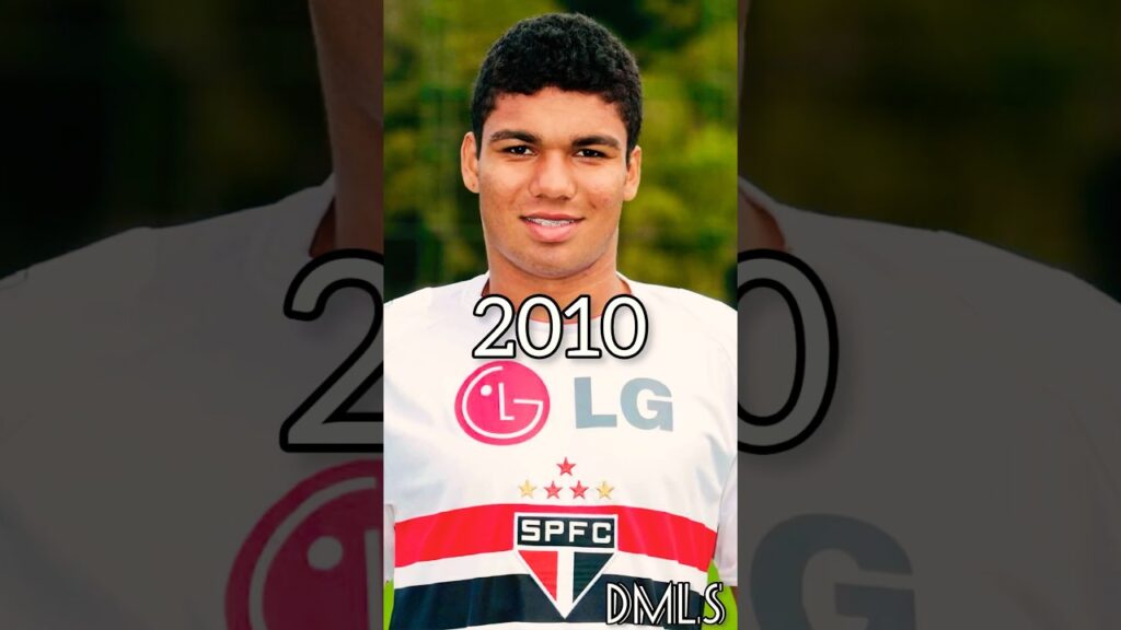 Casemiro Evolution 2010-2023 | #casemiro #casimiro #realmadrid #manunited #brazil #brasil #shorts