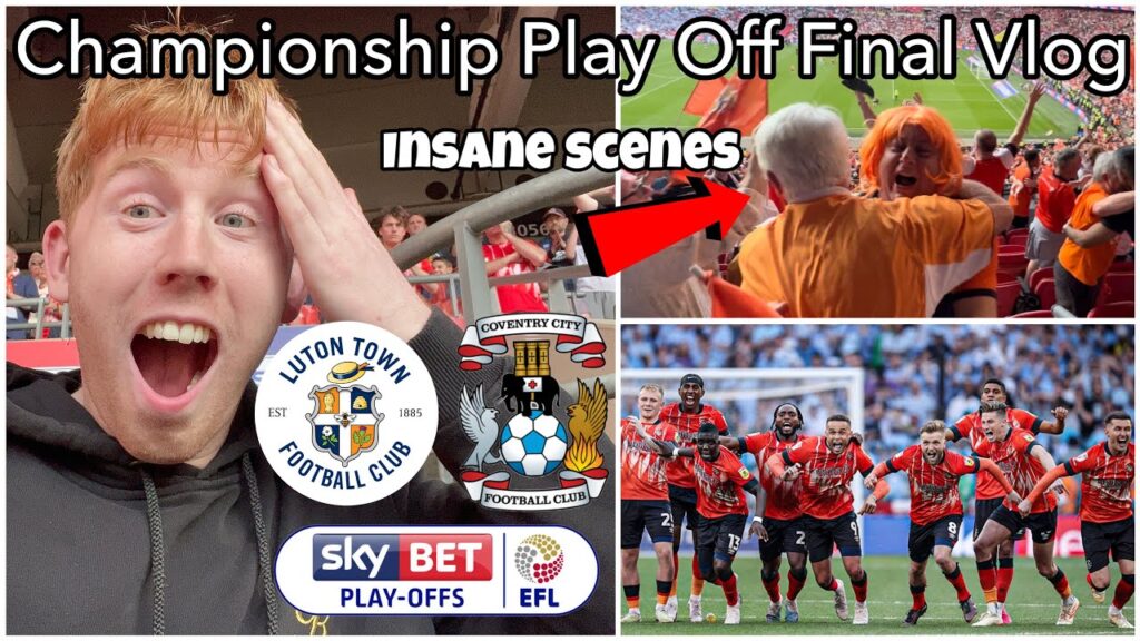THE MOMENT LUTON TOWN BEAT COVENTRY ON PENALTIES TO BE PROMOTED TO THE PREMIER LEAGUE!!