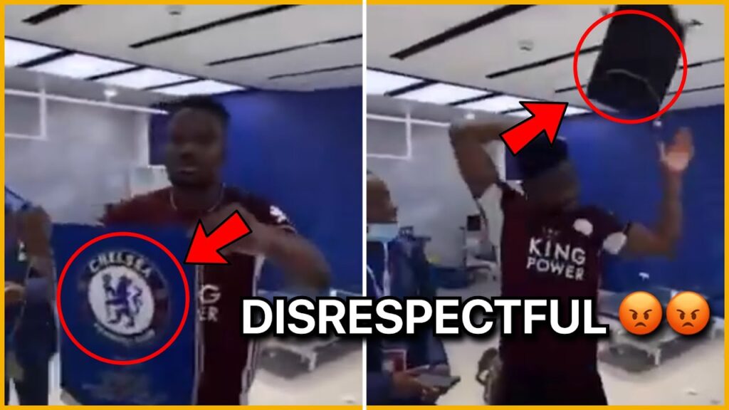 Daniel Amartey disrespects Chelsea flag!😔
