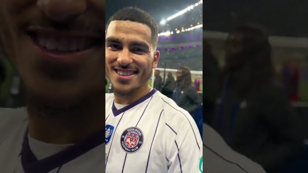 La joie d'Aboukhlal juste après la victoire de la coupe de France