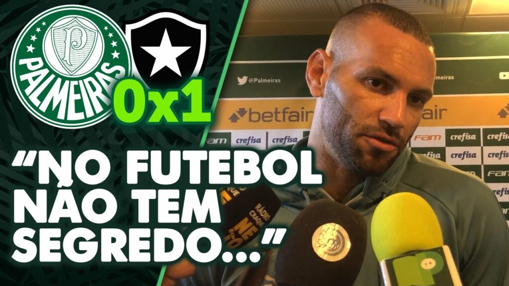 VEJA O QUE WEVERTON FALOU NA ZONA MISTA APÓS DERROTA DO PALMEIRAS