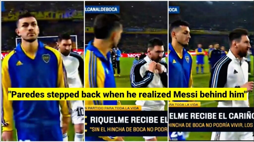 The way Leandro Paredes respects Lionel Messi is adorable