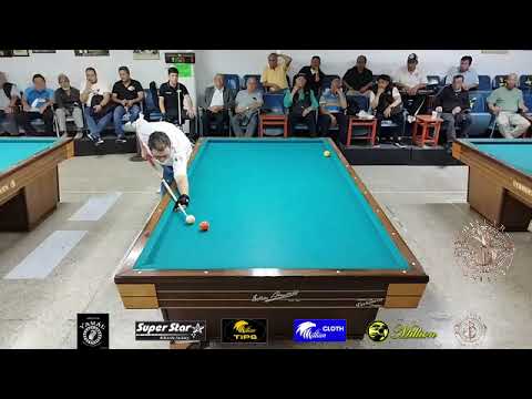 Alejandro PIZA vs Paulo Cesar Corona ,Club Cid Billarin La catedral del Billar, Torneo Mensual