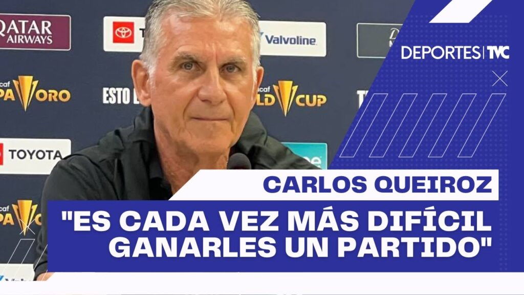 Carlos Queiroz, DT de Qatar, afirma su asombro al nivel futbolístico de CONCACAF previo COPA Oro