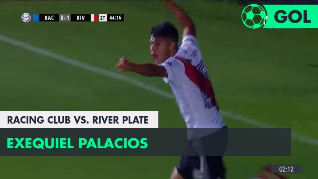 Exequiel Palacios (0-2) Racing vs River Plate | Fecha 22 - Superliga Argentina 2017/2018