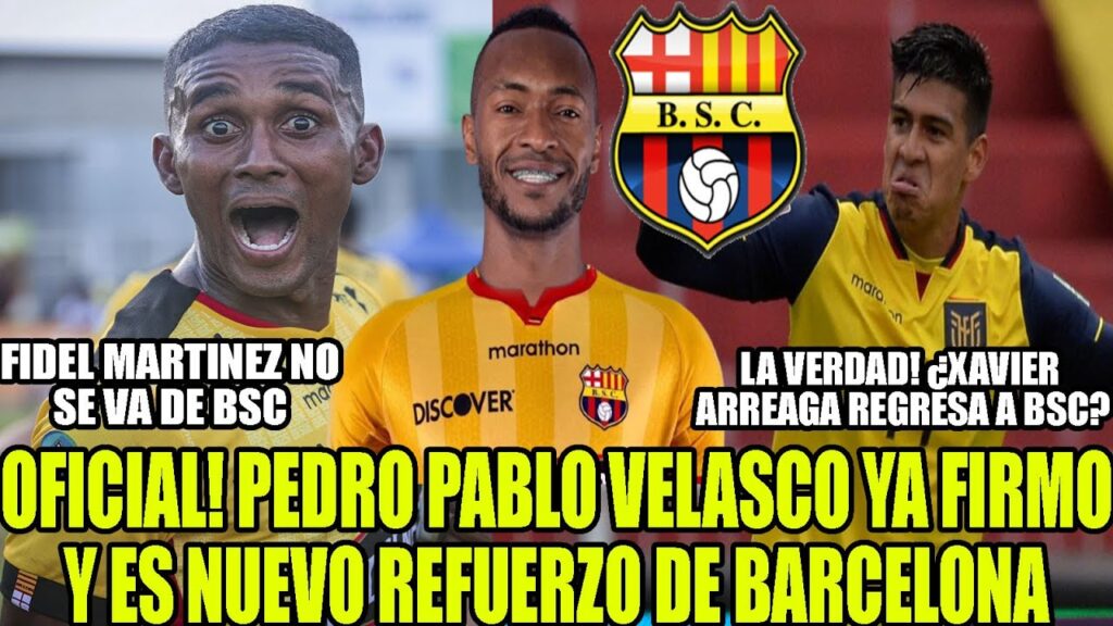 OFICIAL! PEDRO PABLO PERLAZA YA FIRMO Y ES NUEVO REFUERZO DE BARCELONA! ¿XAVIER ARREAGA REGRESA?