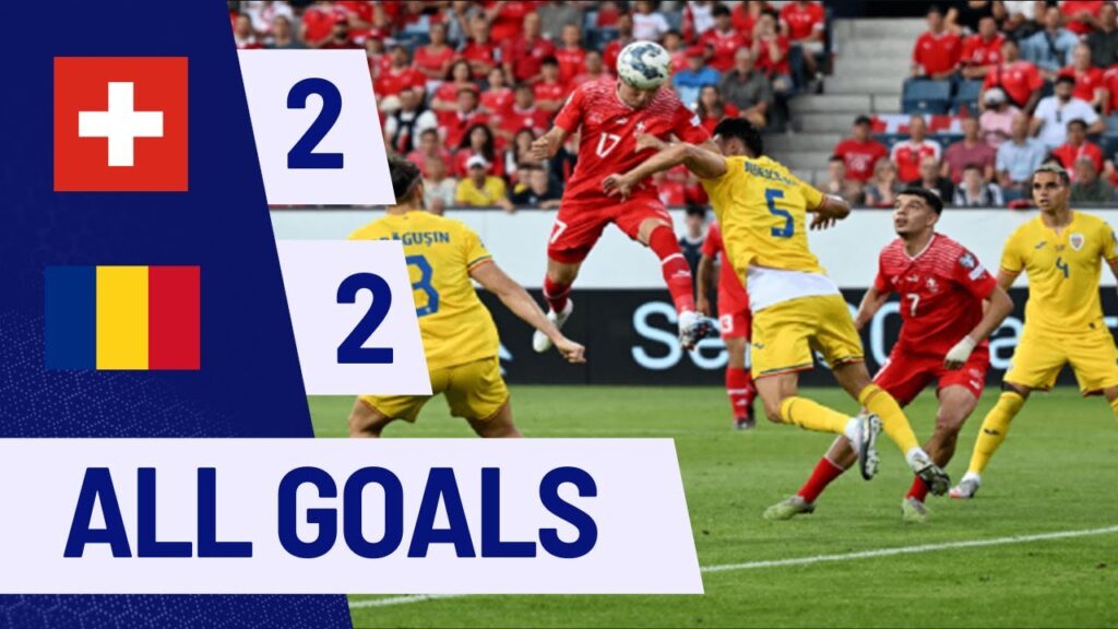 Switzerland vs Romania 2-2 All Goals Highlights | EURO 2024 Qualification Switzerland vs Romania 2-2 All Goals Highlights | EURO 2024 Qualification