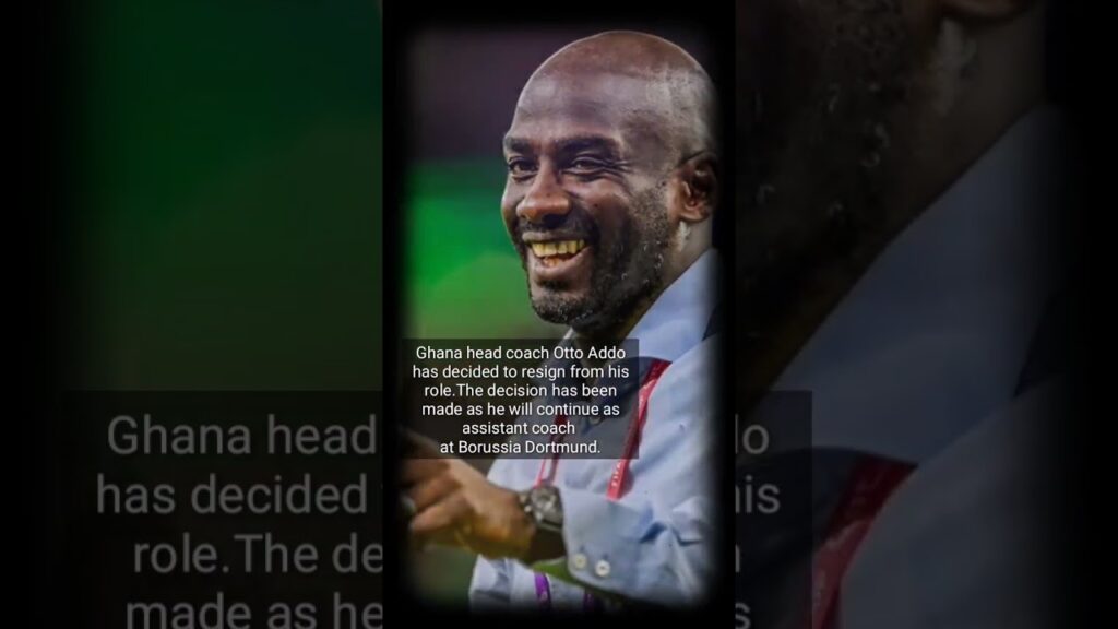Otto Addo has stepped down as Ghana manager after elimination from #qatarworldcup #ghana🇬🇭 #ottoaddo