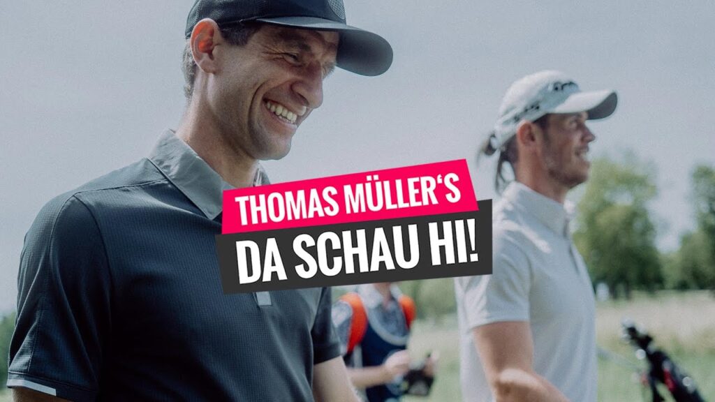 Golf-Match between Thomas Müller and Gareth Bale