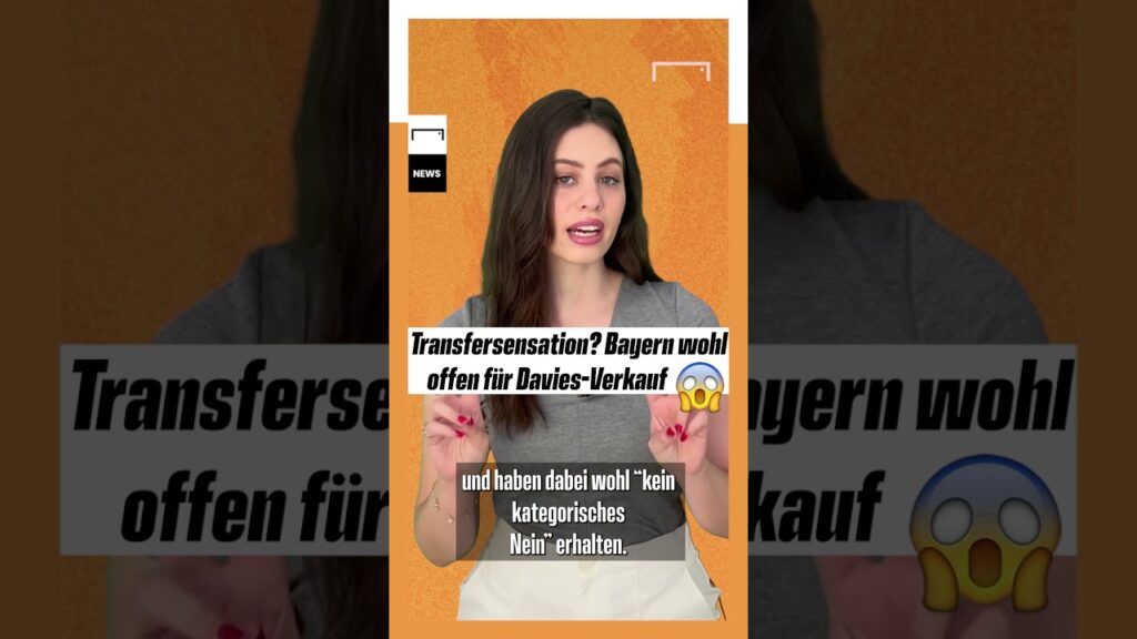 Schnappt sich Real Madrid Alphonso Davies? 😳 #shorts