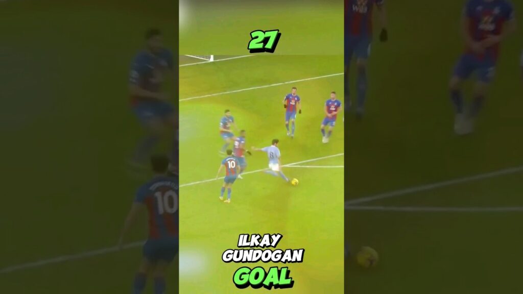 İlkay Gündoğan - All 60 Goals for Manchester City [Part 1] #shorts
