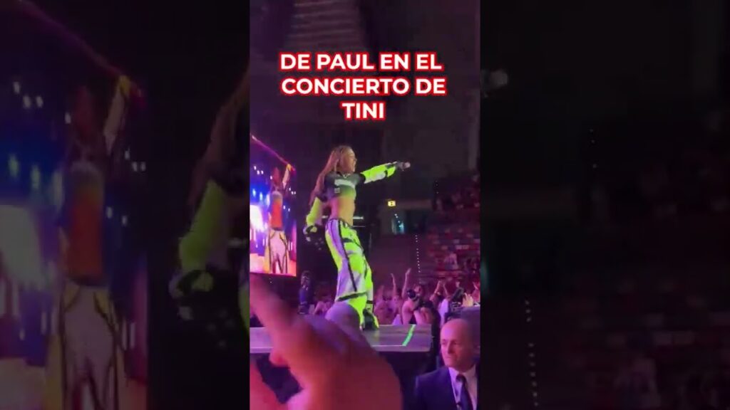 DE PAUL bailando en el concierto de TINI | Diario AS DE PAUL bailando en el concierto de TINI | Diario AS