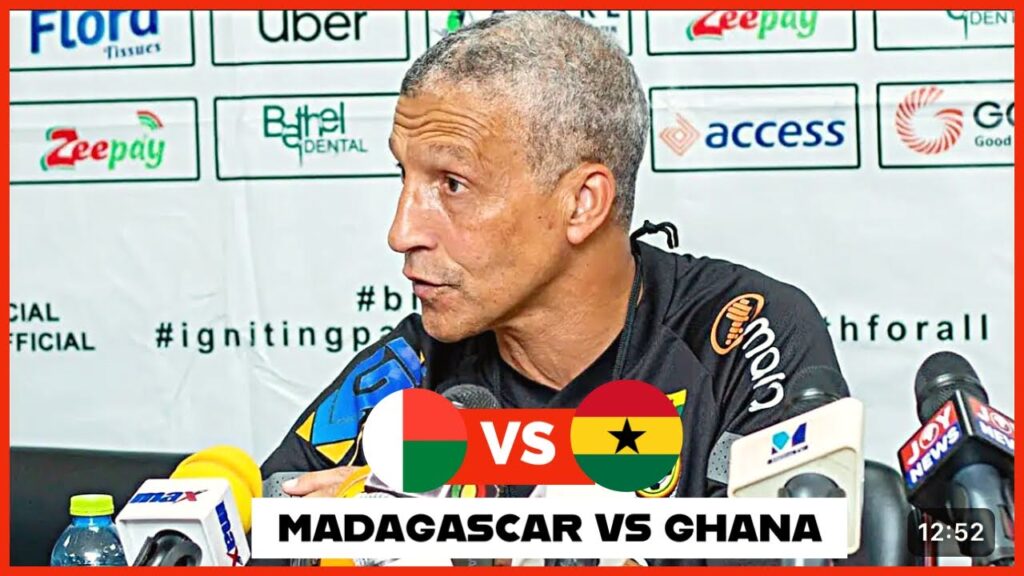 GHANA🇬🇭 VS MADAGASCAR🇲🇬: BLACK STARS POSSIBLE XI LINEUP BY CHRIS HUGHTON TO WIN AFCON QUALIFIERS