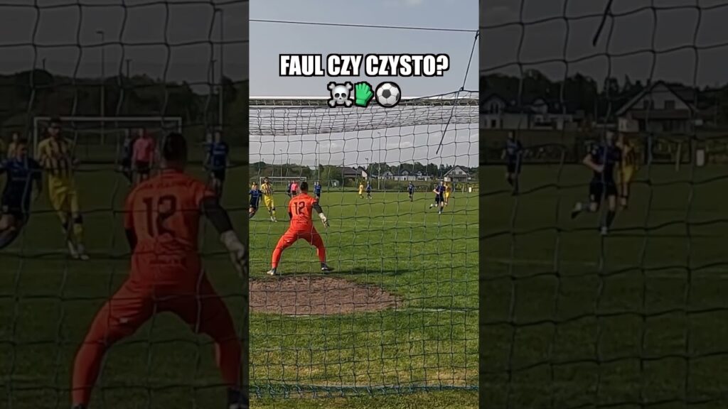 FAUL NA BRAMKARZU CZY CZYSTO? 😵🧤 #shorts