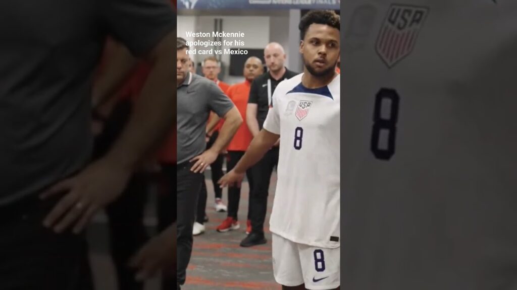 Weston Mckennie apologizes for red card vs Mexico