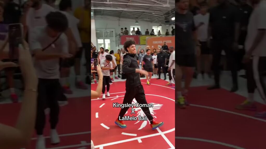 viral  duo  LaMelo Ball & Kingsley Coman #shorts #football #basketball