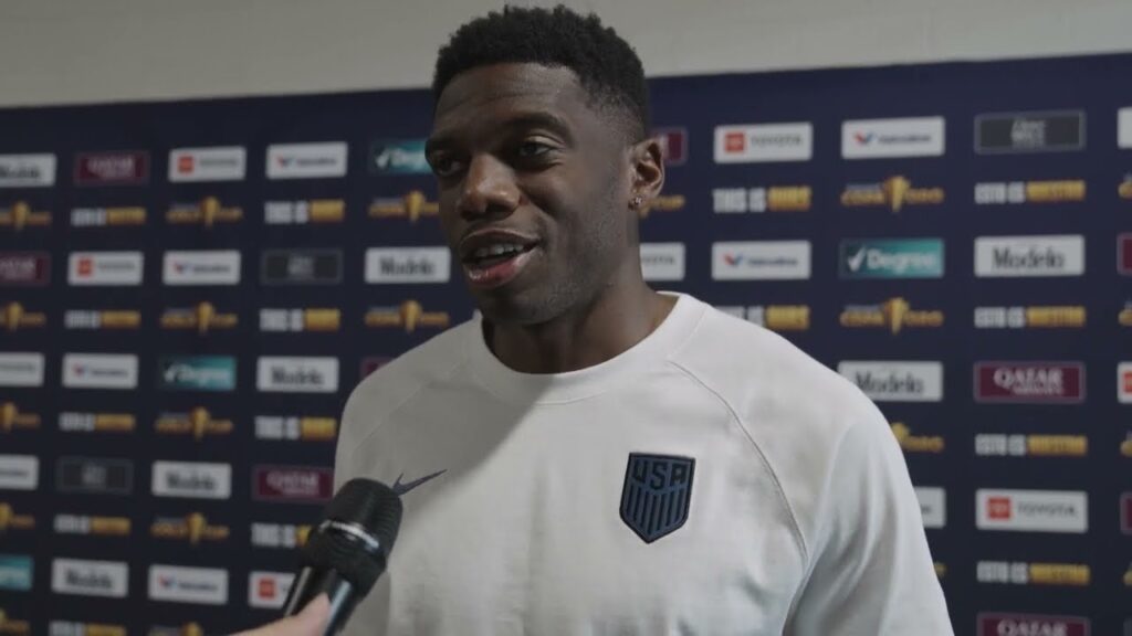 USMNT goalkeeper SEAN JOHNSON postgame; Team USA beat Saint Kitts & Navis in Gold Cup