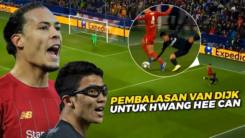 DENDAMKU TERBALAS‼️Detik Detik Hwang Hee Chan Terpental Saat Terlalu Nekat Hadapi Van Dijk