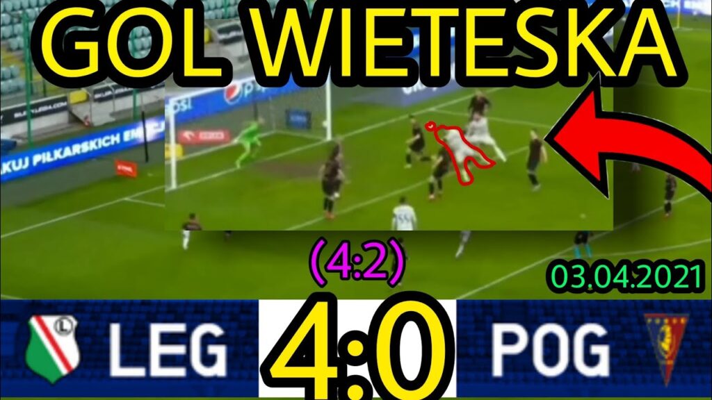 Bramka MATEUSZ WIETESKA / Legia 4:0 (4:2) Pogoń (03.04.2021) +komentarz | Legia TV