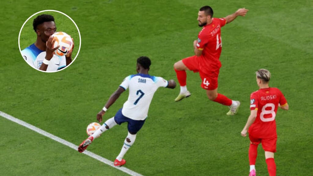 Star boy does it again. 🎩 Bukayo Saka