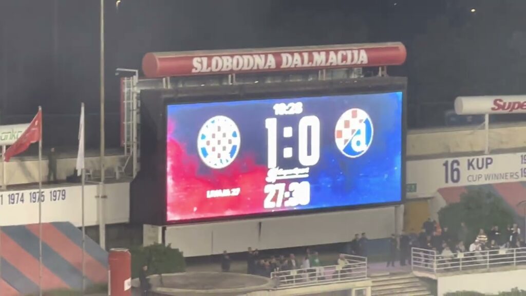 Gol Livaje 1:0 Hajduk-Dinamo