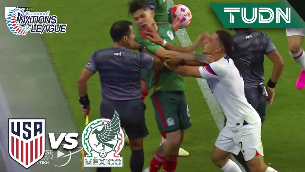 ¡ESTÁN VUELTOS LOCOS! Más EXPULSADOS  | Estados Unidos 3-0 México | CONCACAF Nations League - Semis