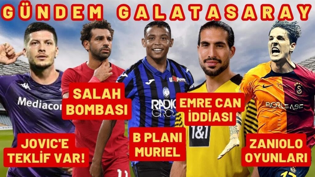 GALATASARAY'A DEV SPONSORLUK | MOHAMED SALAH İDDİASI | LUKA JOVIC'E TEKLİF | SOL BEK TRANSFERİ