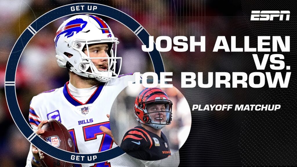 Josh Allen & Joe Burrow set to face each other for the first time in the playoffs 👀 | Get Up Josh Allen & Joe Burrow set to face each other for the first time in the playoffs 👀 | Get Up