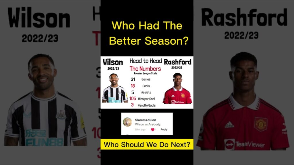 Callum Wilson VS Marcus Rashford #football #newcastle #nufc #manutd #mufc #soccer #premierleague