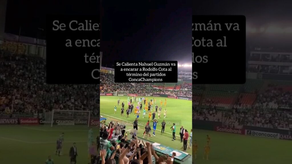 Se Calienta Nahuel Guzmán va encarar a Rodolfo Cota al Finalizar el Partido #mexico #concacaf #cdmx