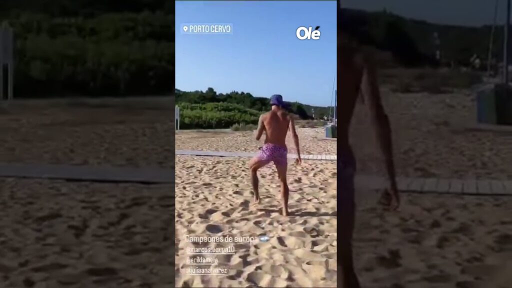 ¡Partidito entre Coco Lamela, Marcos Acuña y Julián Álvarez!