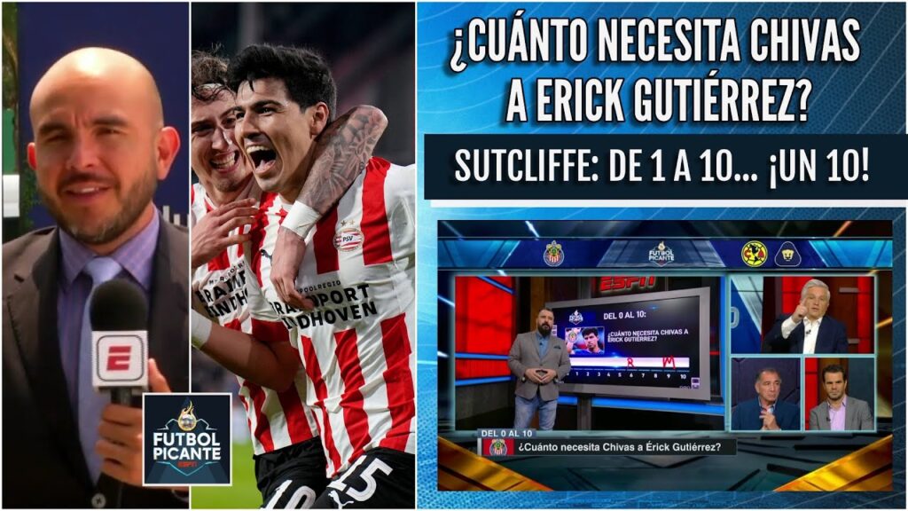 CHIVAS Sutcliffe SORPRENDE A LA MESA, dice que Erick Gutiérrez es un GRAN refuerzo | Futbol Picante CHIVAS Sutcliffe SORPRENDE A LA MESA, dice que Erick Gutiérrez es un GRAN refuerzo | Futbol Picante