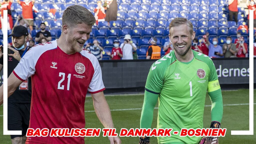 Se Schmeichel, Corner og resten af landsholdet bag kulissen til kamp mod Bosnien