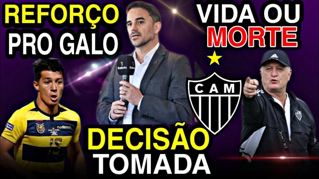 🔥 RODRIGO CAETANO TOMA DECISÃO SE VAI SAIR DO GALO - ⛔ ALAN FRANCO GALO - 👑 LIBERTAD X ATLETICO-MG