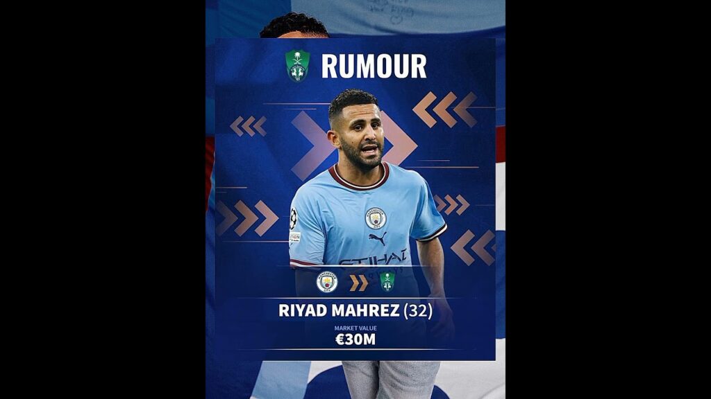 The money lures? #mahrez considers joining Al-Ahli 🤔 The money lures? #mahrez considers joining Al-Ahli 🤔
