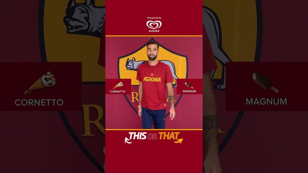 👈🐺👉 This or That presented by Algida 🍦 Ep.2 con Rui Patricio! 🇵🇹 #asroma #dajeroma #shorts