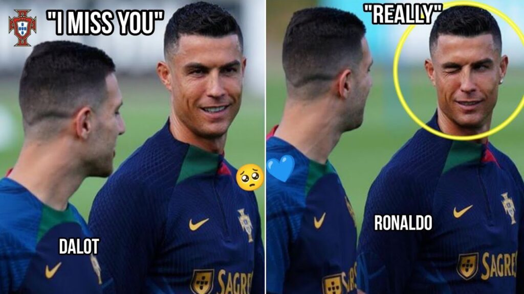 Cristiano Ronaldo and Dalot Friendship Never Ends !!💪💙🇵🇹