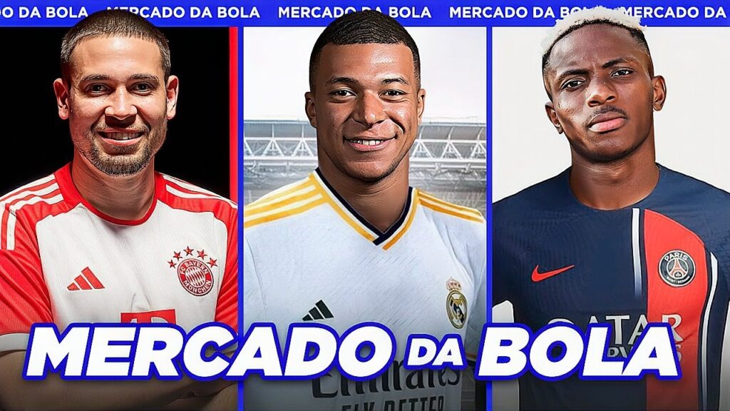 MBAPPÉ RUMO AO REAL MADRID│BAYERN ANUNCIA RAPHAEL GUERREIRO e+ - Mercado da Bola 2023