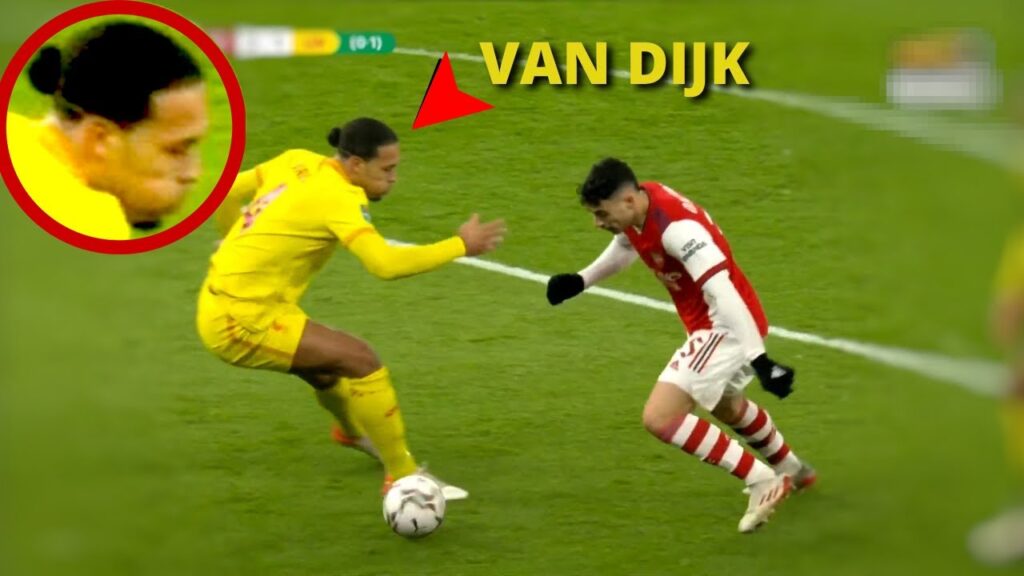 Gabriel Martinelli Destroyed van Dijk Liverpool HD