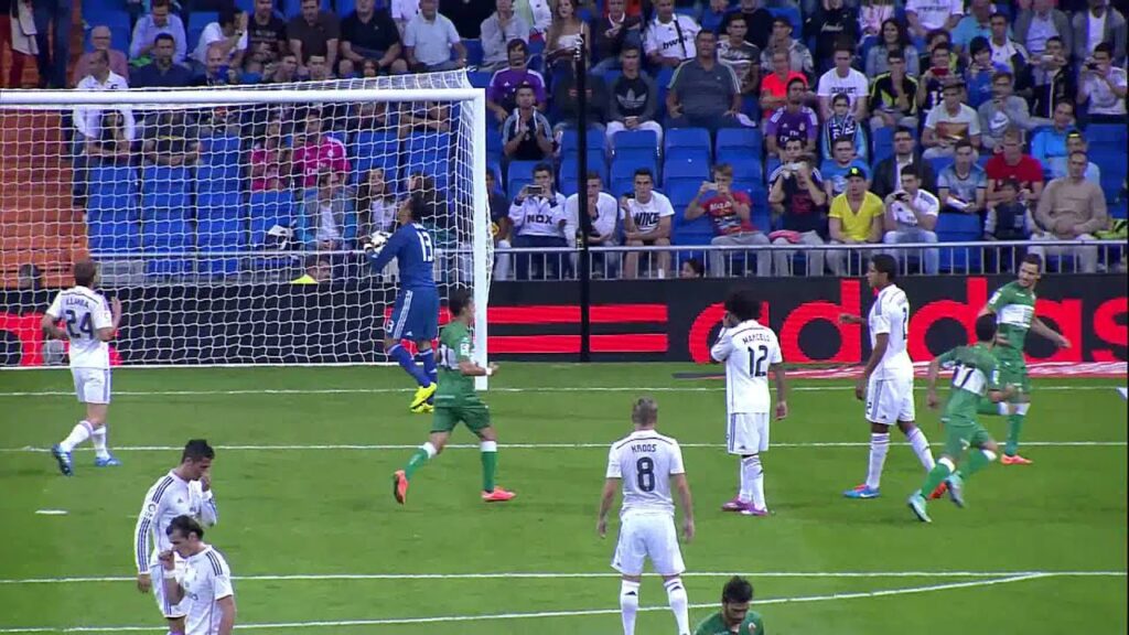 Debut de Keylor Navas con el Real Madrid en La Liga