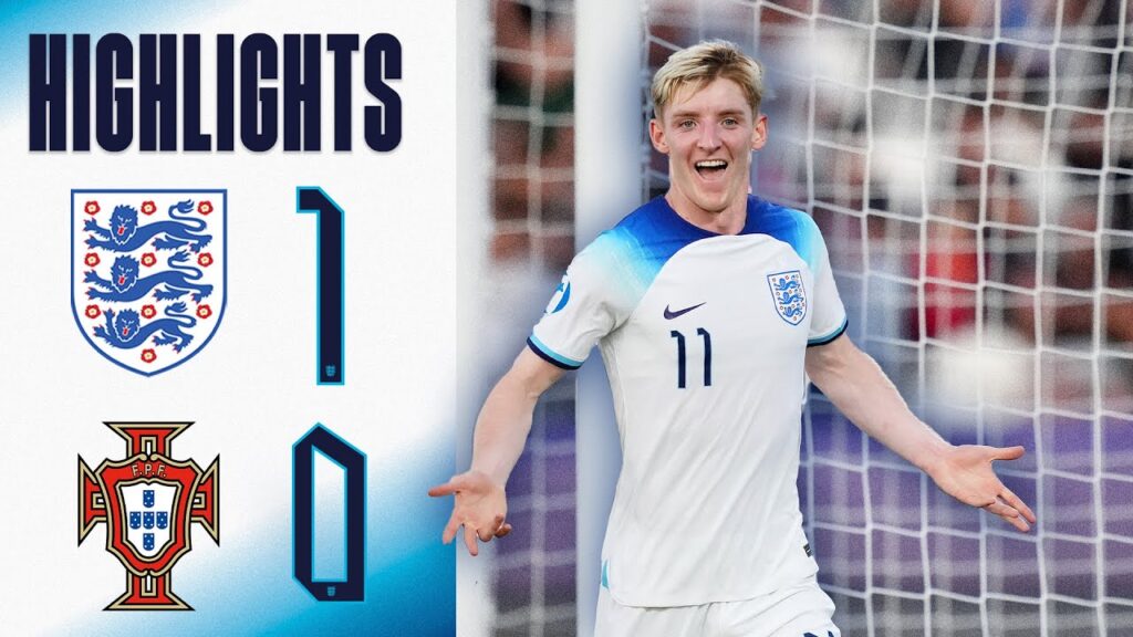 England U21 1-0 Portugal U21 | Anthony Gordon Goal Sends Young Lions to Semi-Finals! | Highlights