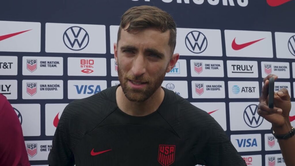 USMNT goalkeeper Matt Turner talks prior to 3rd game in Gold Cup; Team USA vs Trinidad y Tobago